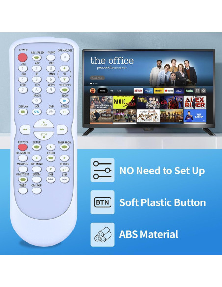 Control Remoto Reemplazo NB108UD para Sylvania/Emerson/Symphonic