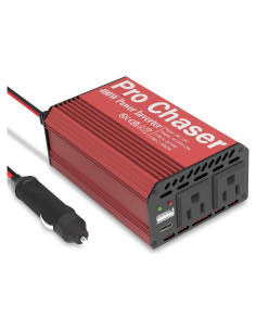 Inversor de Potencia Pro Chaser 400W DC a AC 110V USB-C 65W
