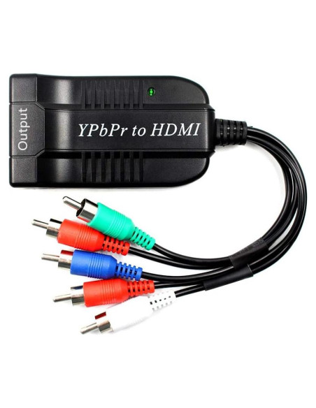 Convertidor YPbPr a HDMI HDSUNWSTD 1080P para DVD y Consolas