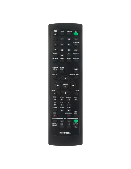 Control Remoto RMT-D255A Compatible Sony RDR-VX535 RDR-VX560