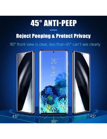 Paquete de 2 Protectores de Pantalla Privados Foebxxs para Google Pixel 7 Pro