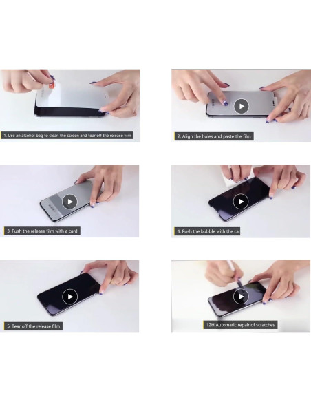 Paquete de 2 Protectores de Pantalla Privados Foebxxs para Google Pixel 7 Pro