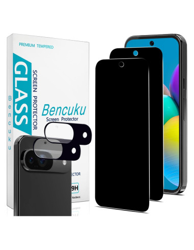 Protector de Pantalla Privado Bencuku para Google Pixel 9 2 Pack
