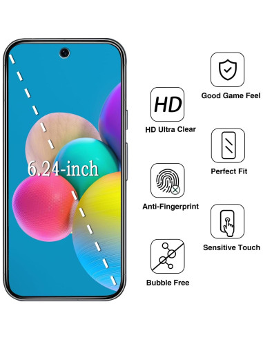 Protector de Pantalla Privado Bencuku para Google Pixel 9 2 Pack