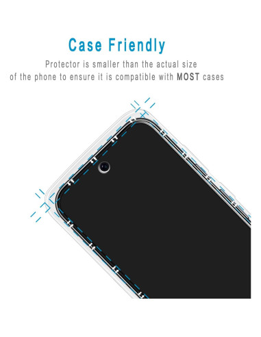 Protector de Pantalla Privado Bencuku para Google Pixel 9 2 Pack