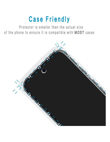 Protector de Pantalla Privado Bencuku para Google Pixel 9 2 Pack