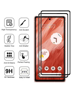 Protector de Pantalla Vidrio Templado AISELAN para Google Pixel 7a 2023 - 2 Pcs 2