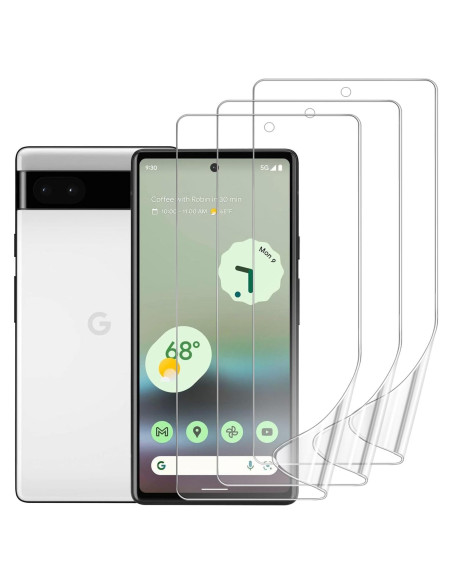 Paquete de 3 Protectores de Pantalla TPU DYNASCO para Google Pixel 6A Paquete de 3 Protectores de Pantalla TPU DYNASCO para Google Pixel 6A