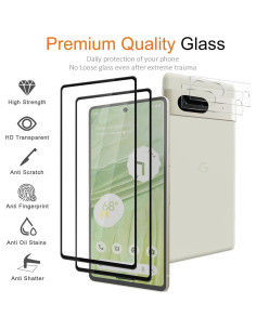 Protector de Pantalla Vidrio Templado Google Pixel 7 5G 6.4" 2