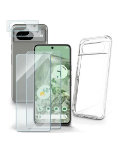 Protector de Pantalla Vidrio Templado + Funda TPU Google Pixel 8