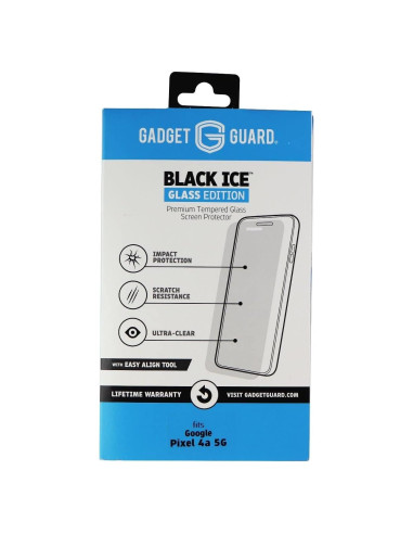 Cristal Templado Negro para Google Pixel 4a 5G - Alineación Perfecta