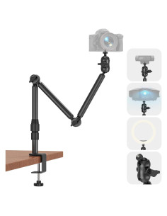 Soporte de cámara ajustable Jubor para escritorio 30.9"