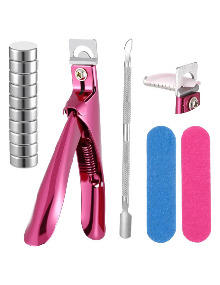 Cortador de Uñas Acrílicas LIQWEI con Medidor y Imanes