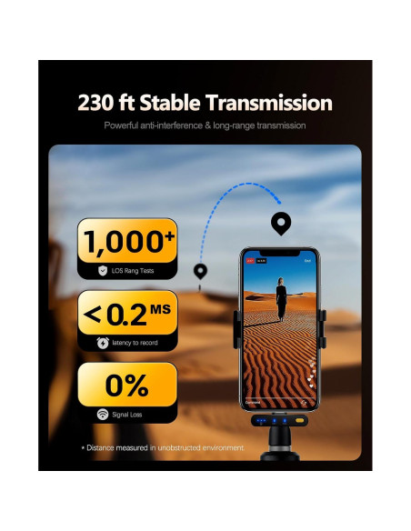 Micrófono Lavalier Inalámbrico Rythflo LM01 con Estuche, 50H Batería Micrófono Lavalier Inalámbrico Rythflo LM01 con Estuche, 50H Batería