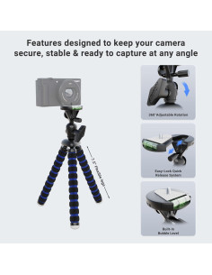 Soporte de trípode flexible Arkon CMPTRIXL para cámaras 2