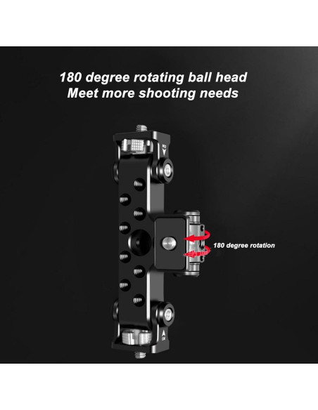 Adaptador de Montaje de Trípode GOWENIC para 3 Teléfonos