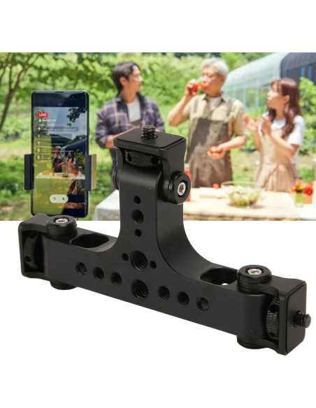 Adaptador de Montaje de Trípode GOWENIC para 3 Teléfonos