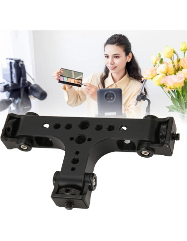 Adaptador de Montaje de Trípode GOWENIC para 3 Teléfonos