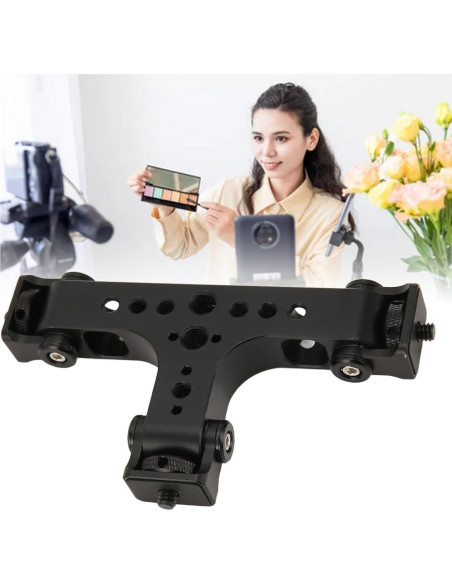 Adaptador de Montaje de Trípode GOWENIC para 3 Teléfonos