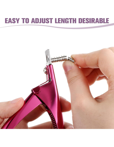 Cortador de Uñas Acrílicas LIQWEI con Medidor y Imanes