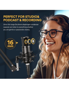 Interfaz de Audio USB MAONO PS22 Lite 24-bit/192kHz XLR 2