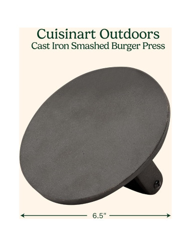 Prensa de Hamburguesas Cuisinart Hierro Fundido 15.24 cm