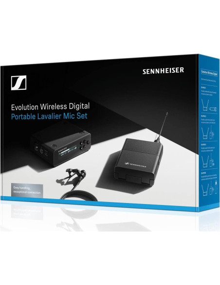 Sistema de Audio Digital Sennheiser EW-DP ME4 Set R1-6 Sistema de Audio Digital Sennheiser EW-DP ME4 Set R1-6