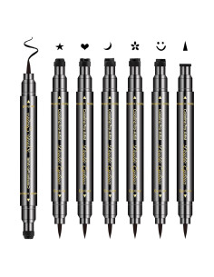 Set de 6 Lápices de Sello Eyeliner Doble Cabeza Erinde
