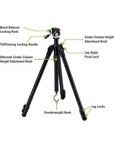 Trípode High Country II Vortex Optics Aluminio 10 kg