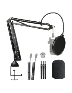 Soporte de Micrófono YOUSHARES con Filtro de Pop y Pantalla