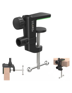 Abrazadera de Montaje en Mesa LILANZo 2-en-1 para Micrófono