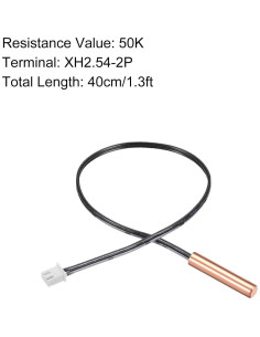 Sonda de Termistor NTC 50K 40cm Rebower - 5 Piezas a Prueba de Agua 2