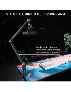 Brazo de Micrófono CHERRY XTRFY Ngale Aluminio Negro 2