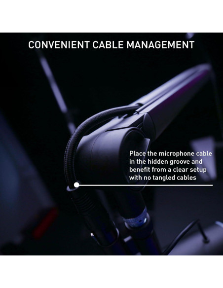 Brazo de Micrófono CHERRY XTRFY Ngale Aluminio Negro