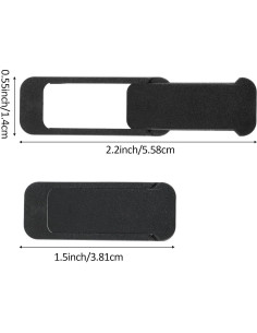 Cubierta de Privacidad para Webcam Ymapinc 4 Pcs Negro 2