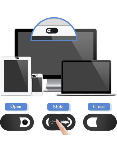 Mesee 50 Piezas Cubierta Deslizante Webcam Ultra Delgado