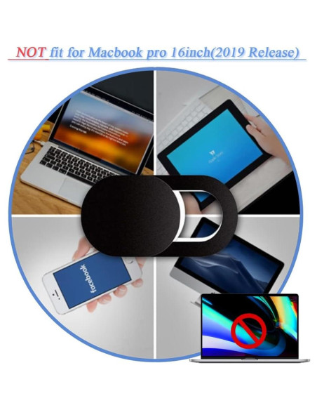 Mesee 50 Piezas Cubierta Deslizante Webcam Ultra Delgado