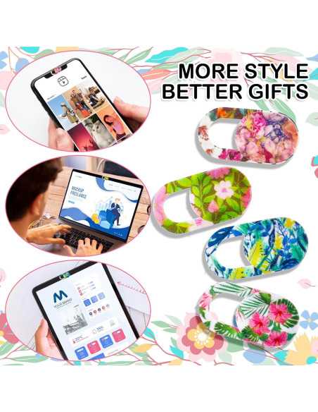 10 Pcs Cubierta de Cámara para Laptop Qianyu Ultra Delgado