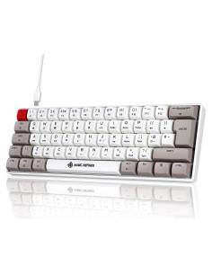 Teclado Mecánico Compacto LexonElec 62 Teclas RGB PBT
