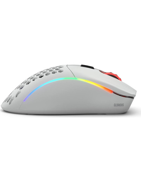 Ratón Gaming Inalámbrico Glorious Modelo D- Blanco 67g