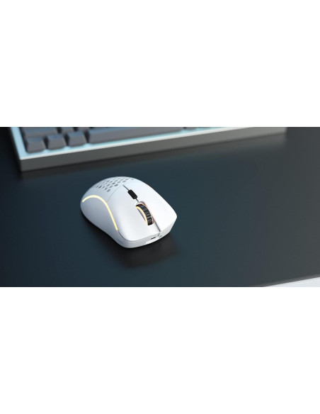 Ratón Gaming Inalámbrico Glorious Modelo D- Blanco 67g