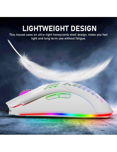 Teclado Mecánico LexonElec K2 Mini 82 Teclas Retroiluminado LED