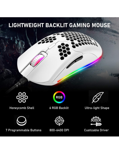 Teclado Mecánico LexonElec K2 Mini 82 Teclas Retroiluminado LED