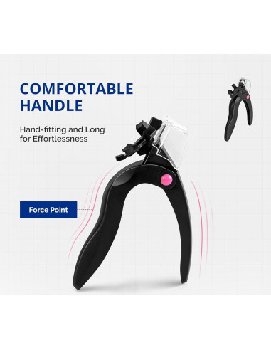 Cortador de Uñas Acrílicas AIRSEE Ajustable con Medidor Negro