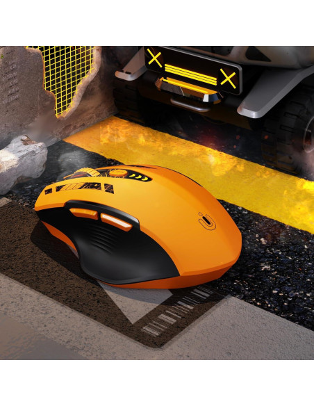 Ratón Inalámbrico Ergonómico Uineer U6 Bluetooth 5.0 Recargable