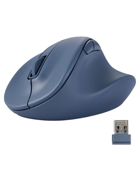 Ratón Inalámbrico Ergonomico ELECOM M-XGM30DBSKBU 2000DPI Azul