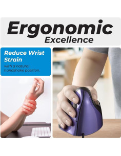 Ratón Vertical Evoluent VM4S Pequeño Ergonómico USB Mano Derecha 2