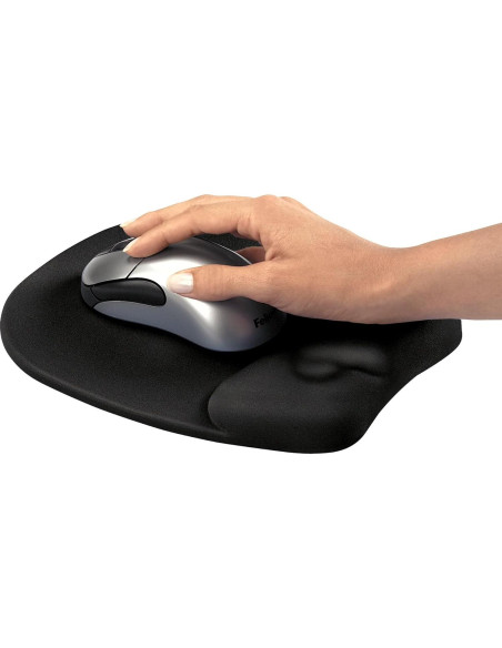 Almohadilla de Ratón Fellowes 9176501 con Espuma Memoria - Negro