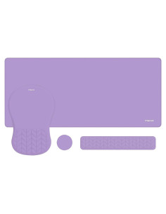 Soporte Reposamuñecas MOSISO Ergonomico Morado 44.5x8 cm