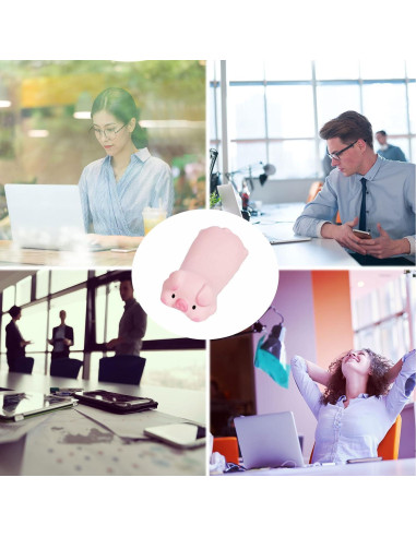 Reposamuñecas Ergonómico CHUYI Cerdo Rosa 2 Pcs Suave